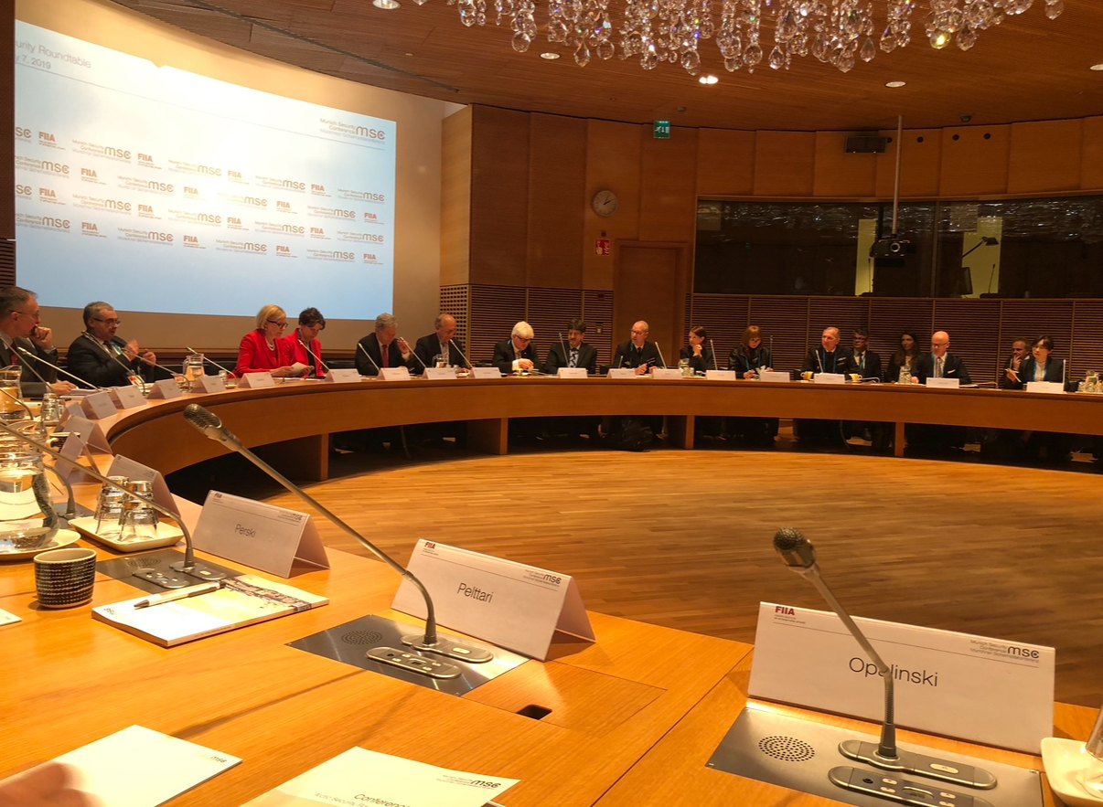 Arctic Security Roundtable session in Helsinki